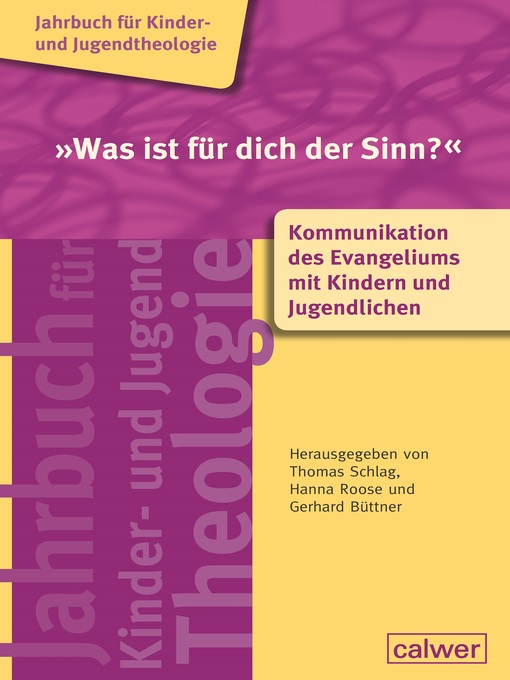 Title details for "Was ist für dich der Sinn?" by Thomas Schlag - Available